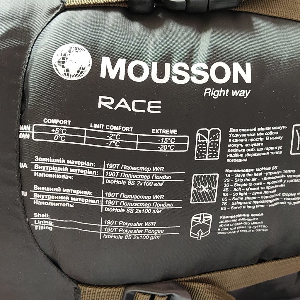 Спальный мешок MOUSSON RACE