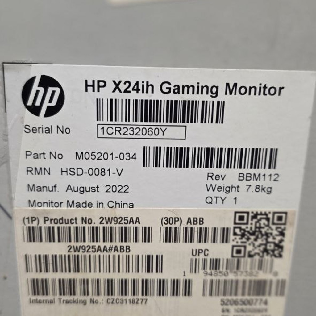 Игровой монитор HP