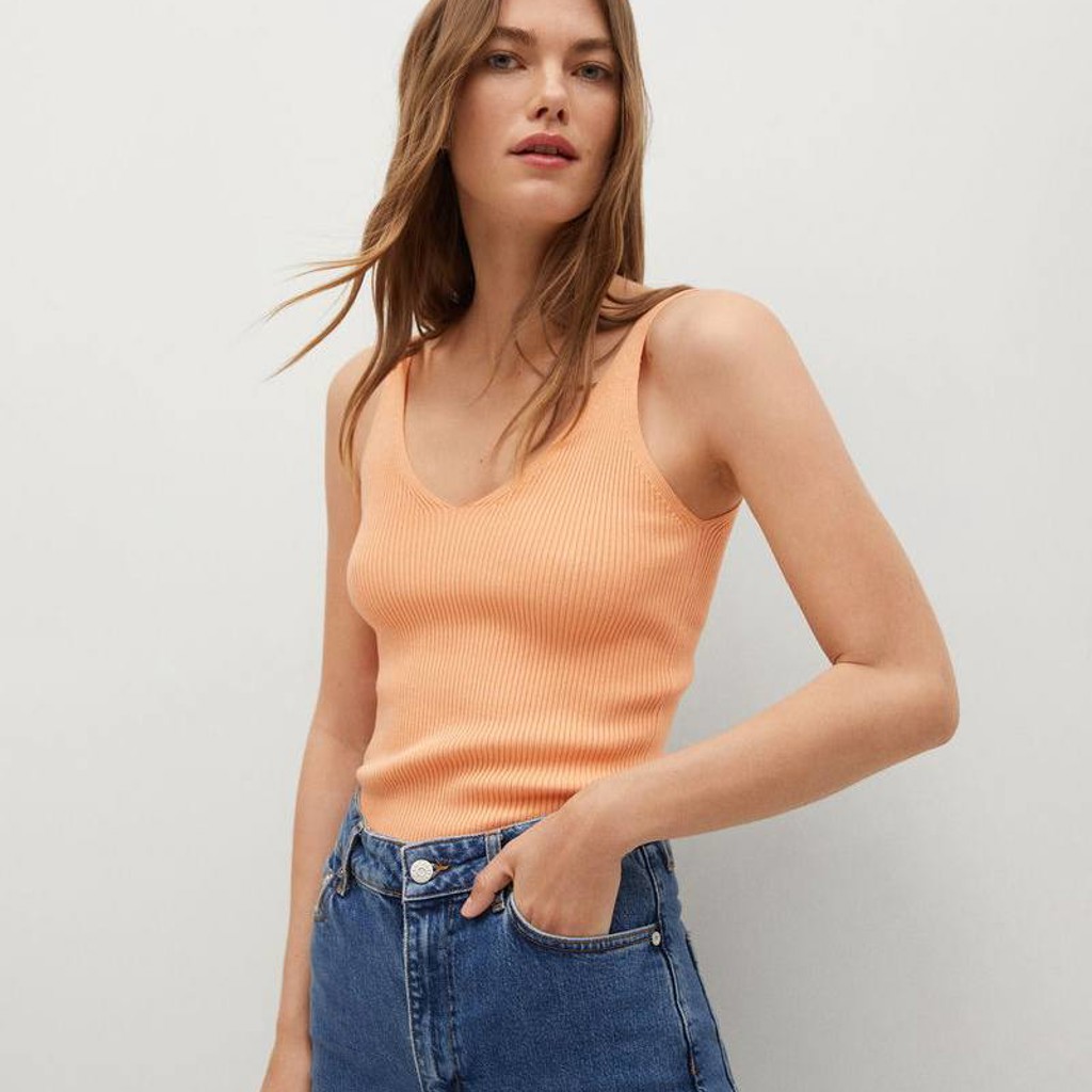 Топ трикотажный MANGO