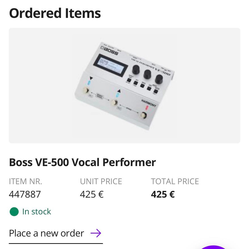 Boss VE-500