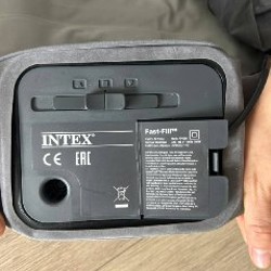 Надувной матрас INTEX с насосом - фото 2