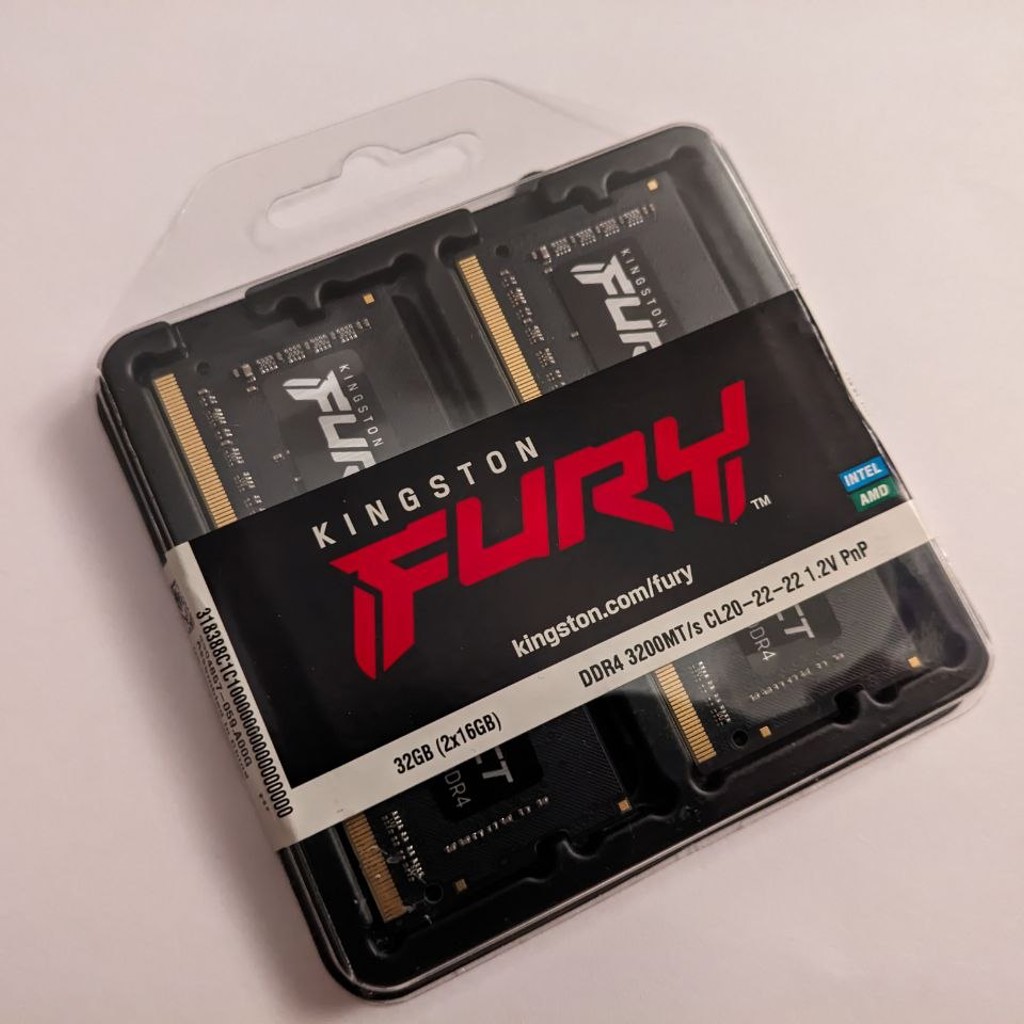 Оперативная память DDR4 Kingston Fury 2х16GB