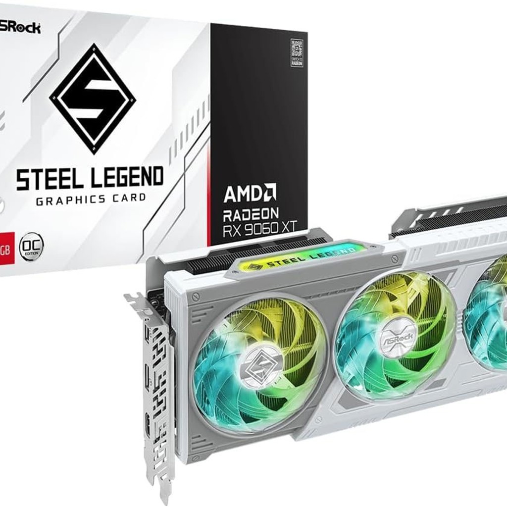 Видеокарта Radeon RX 9060 XT ASRock Steel Legend 8GB