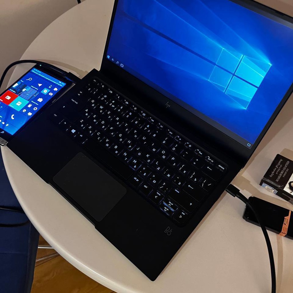 HP Elite x3 + ноутбук-док станция