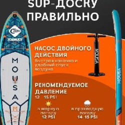 SUP-доска MOUSA Crocodile ORANGE - фото 8