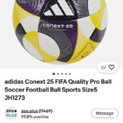 Мяч футбольный adidas Conext 25 - фото 2