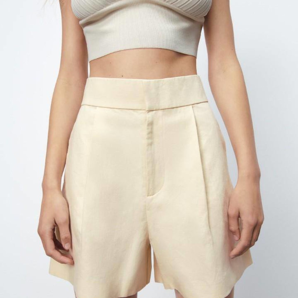 Шорты льняные ZARA