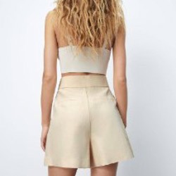 Шорты льняные ZARA - фото 2