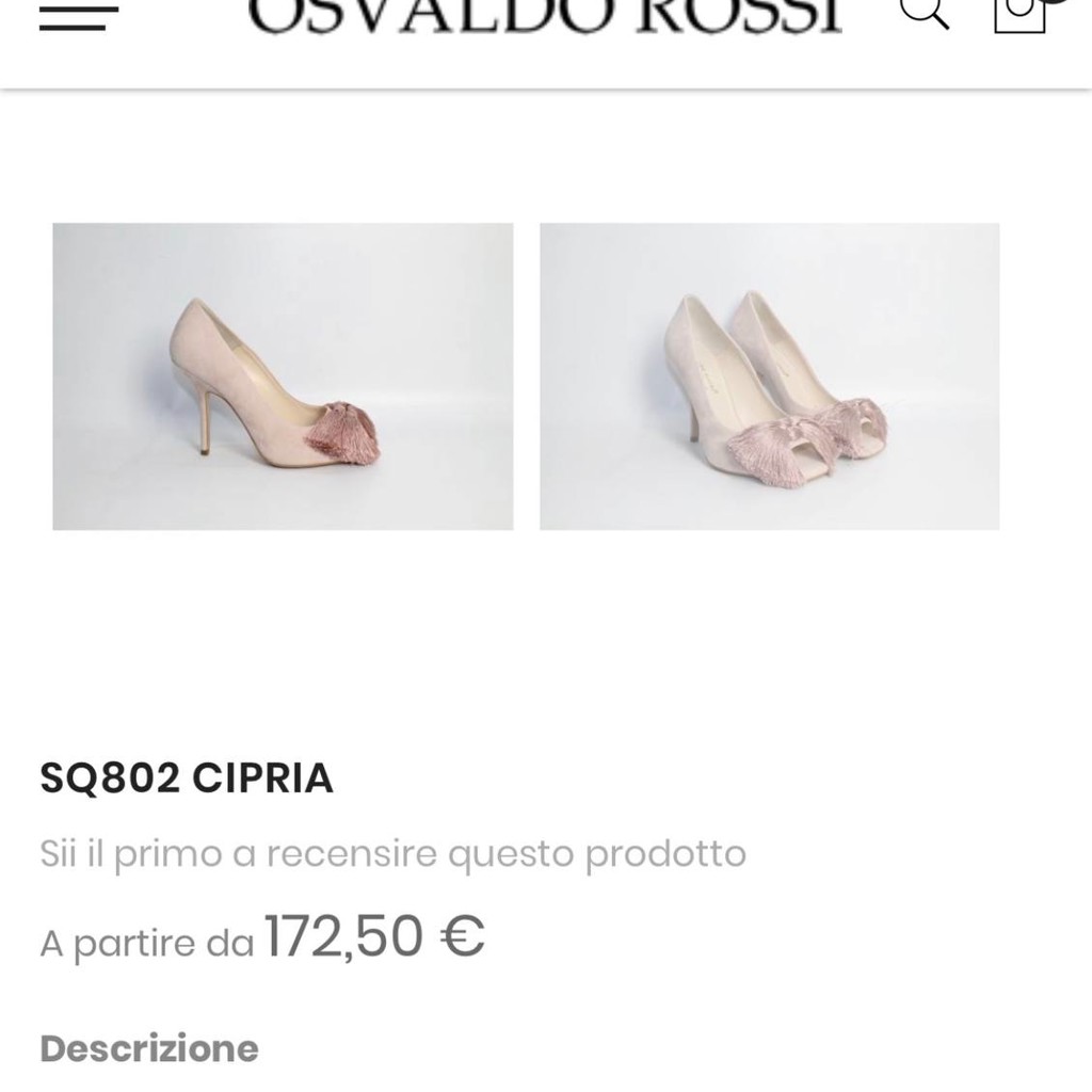 Туфли OSVALDO ROSSI