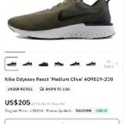 Кроссовки Nike Odyssey React - фото 7