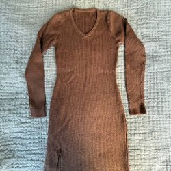 Чёрное мини-платье - фото 8