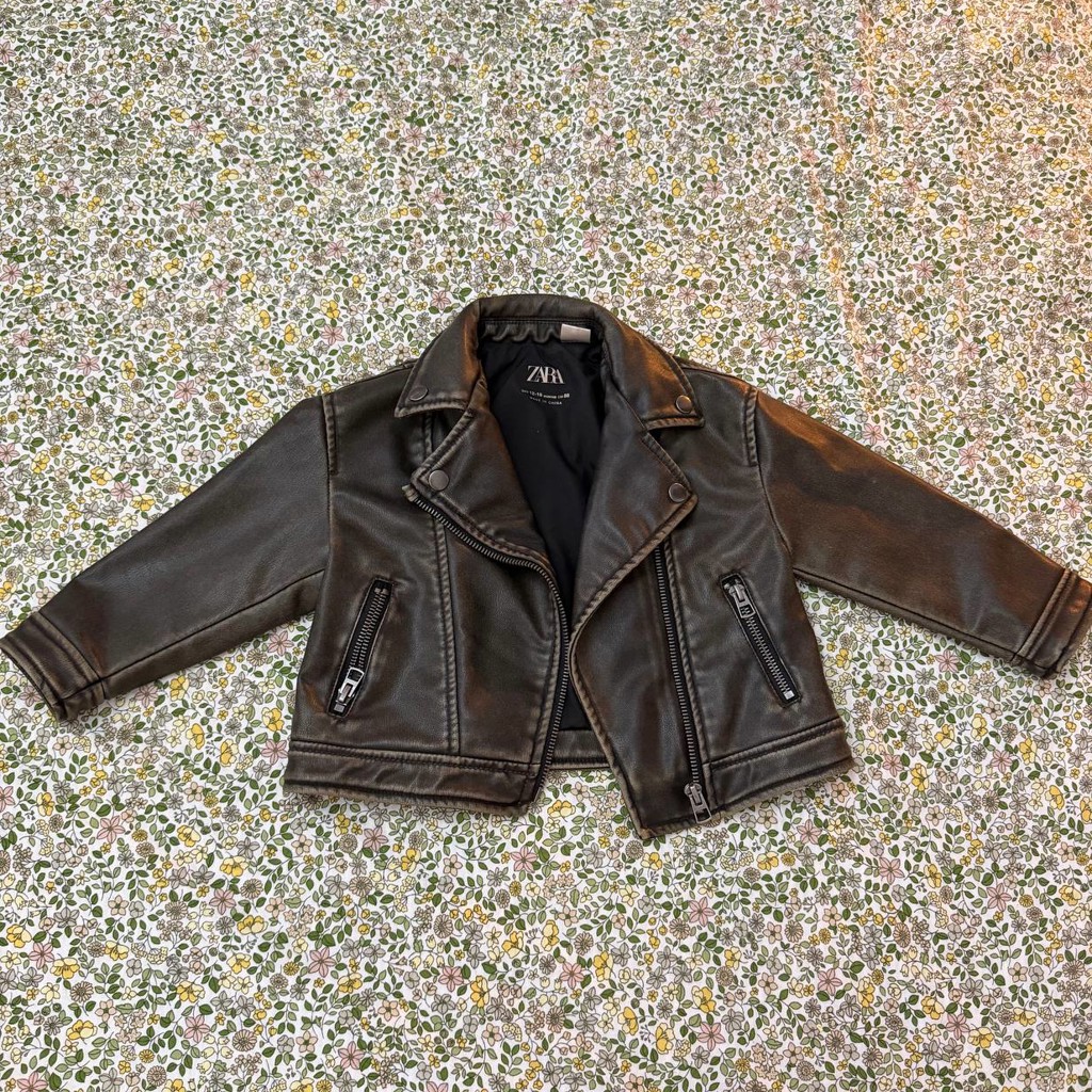 Кожаная куртка Zara