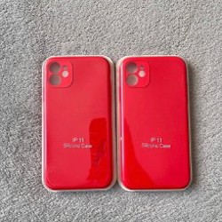 Чехол для iPhone 11 (красный/черный) - фото 2