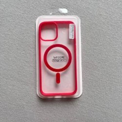 Чехол для iPhone 11 (красный/черный) - фото 6