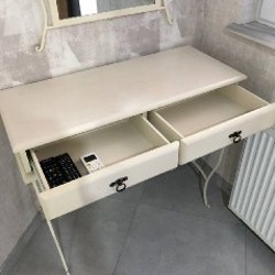 Туалетный стол с зеркалом и стульчиком - фото 2