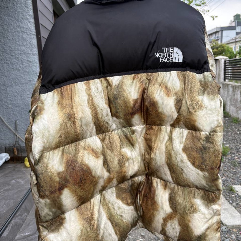 Supreme x The North Face Fur Print Nuptse