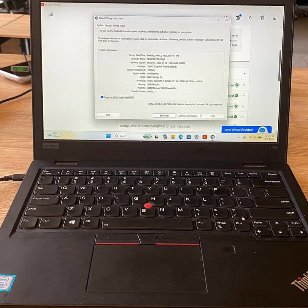 Lenovo ThinkPad L380