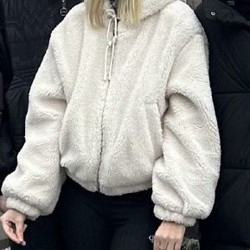 Куртка из искусственного меха Bershka - фото 5