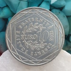 Серебряная монета 10 EURO - фото 6