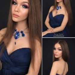Колье 'Сапфир' - фото 2