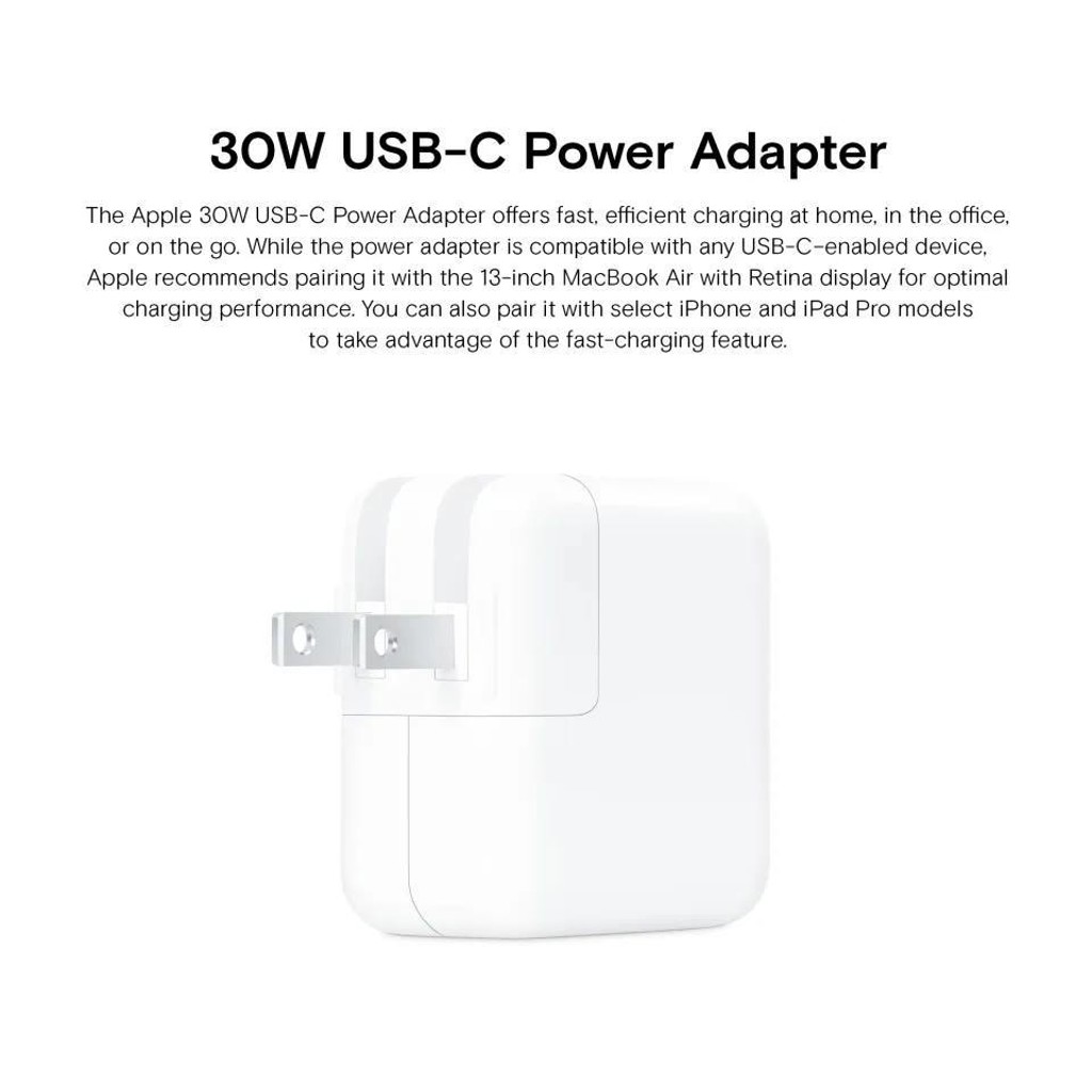 Зарядное устройство Apple 30W
