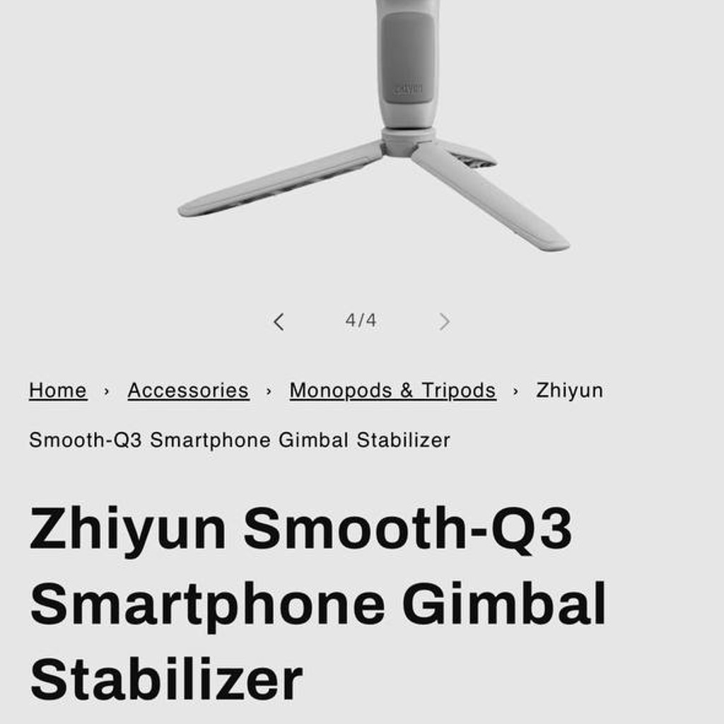 Стабилизатор Zhiyun Smooth Q3