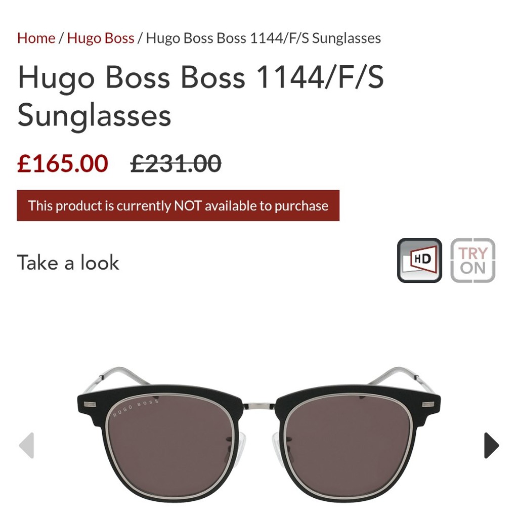 Солнцезащитные очки Hugo Boss