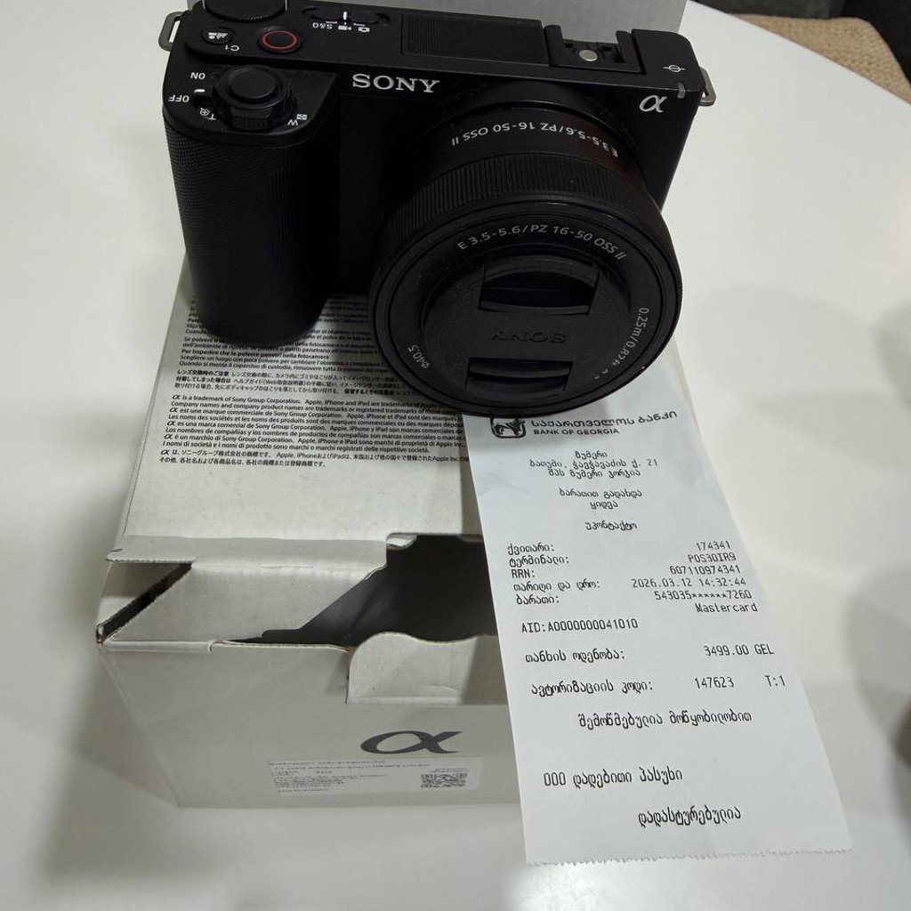 Камера Sony zv-e10 ii