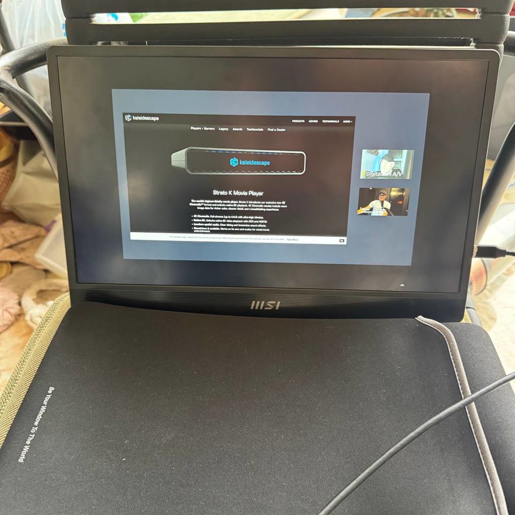 MSI Portable Monitor MP161