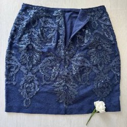 Мини юбка в пайетках - фото 4