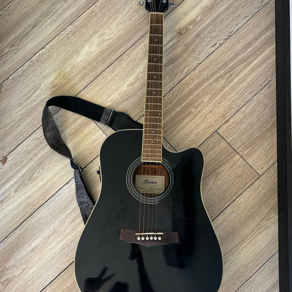 Электроакустическая гитара Ibanez PF15ECE-BK