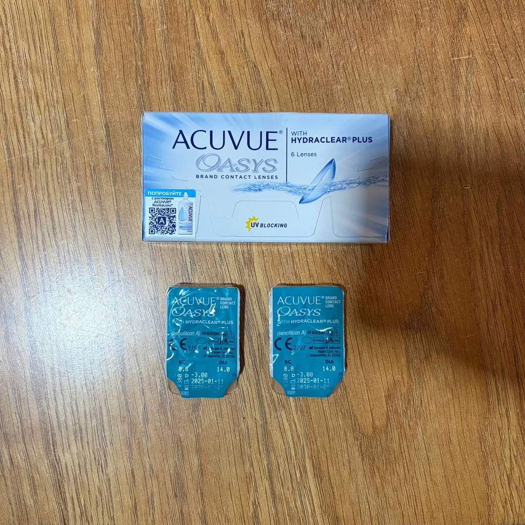 Двухнедельные линзы ACUVUE® OASYS