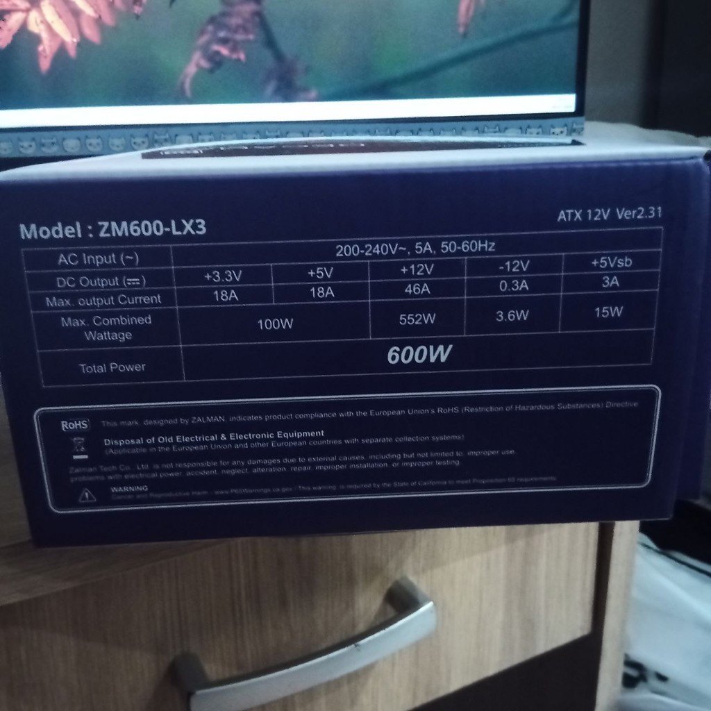 Блок питания Zalman Decamax 600W