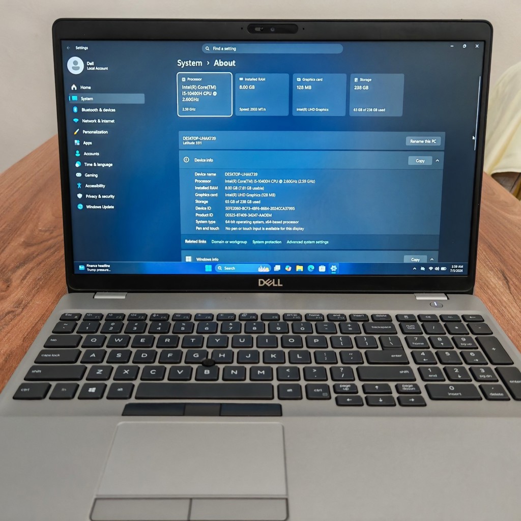 Ноутбук Dell Latitude 5511