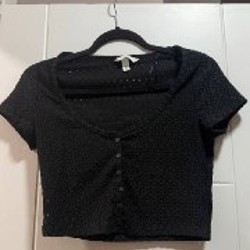 Топ H&M с вышивкой - фото 5
