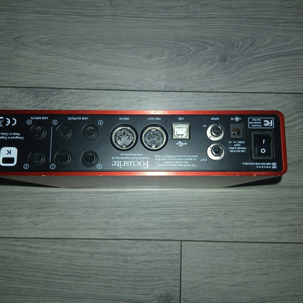 Аудиокарта FOCUSRITE SCARLETT 6I6