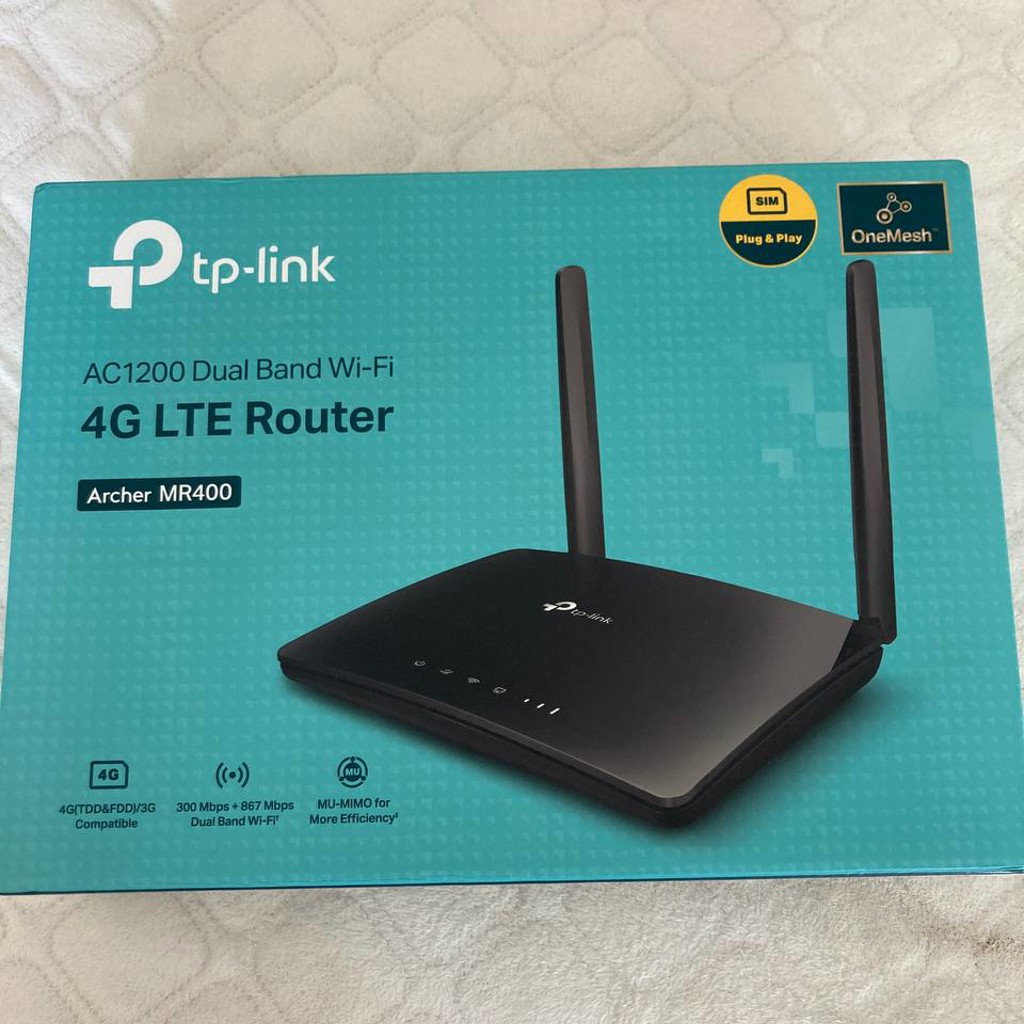 TP-Link Archer MR400 AC1200 4G LTE Router