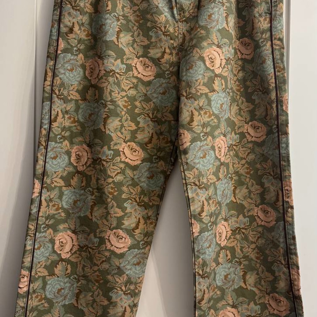 HM x John Boyega Floral Print Jacquard Pants