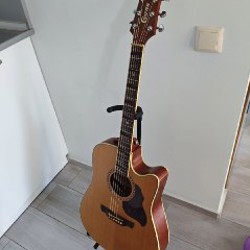 Гитара акустическая концертная crafter dte7/n - фото 1