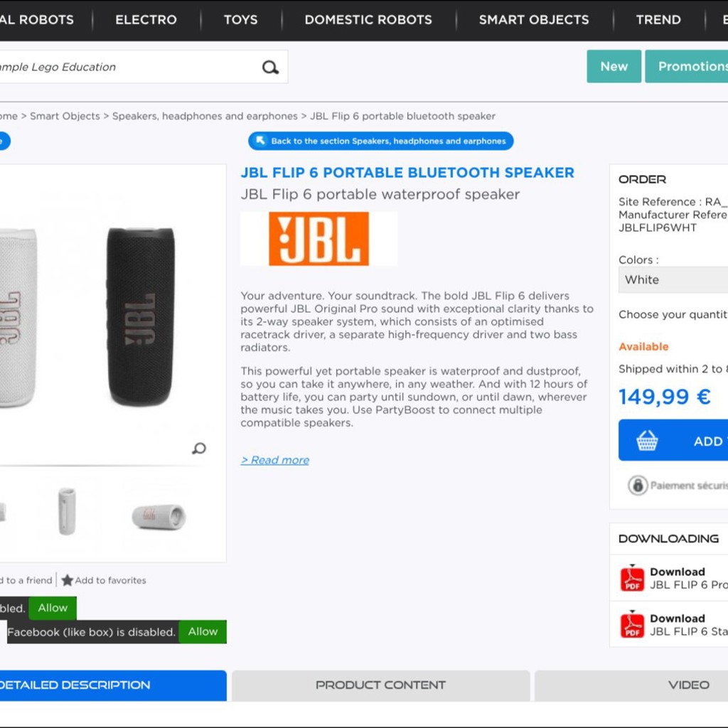 JBL FLIP 6 black