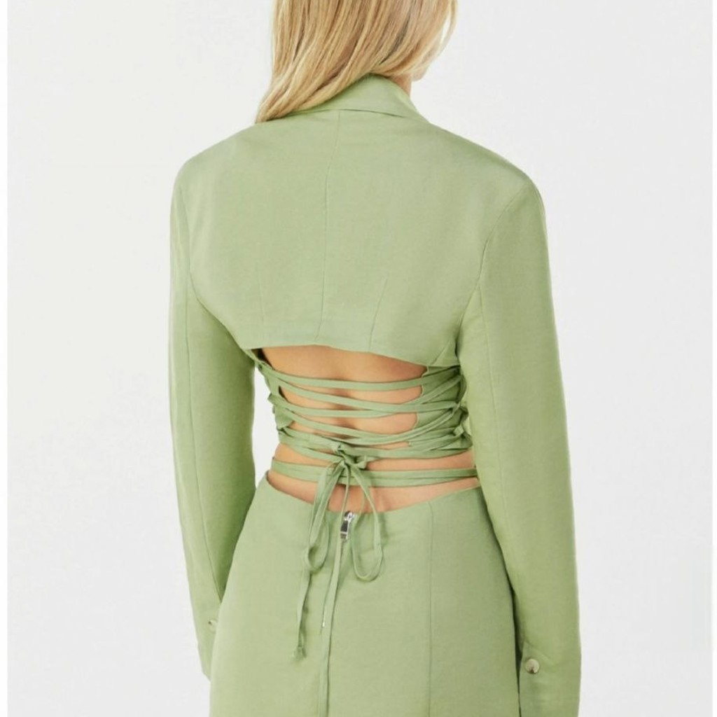 Льняной костюм Bershka