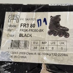 Ролики FR Skates FR3 80 Black - фото 4
