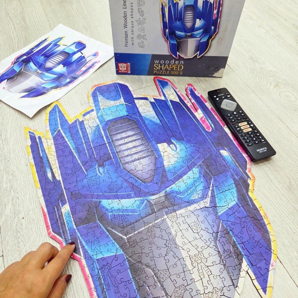 Деревянный пазл Transformers