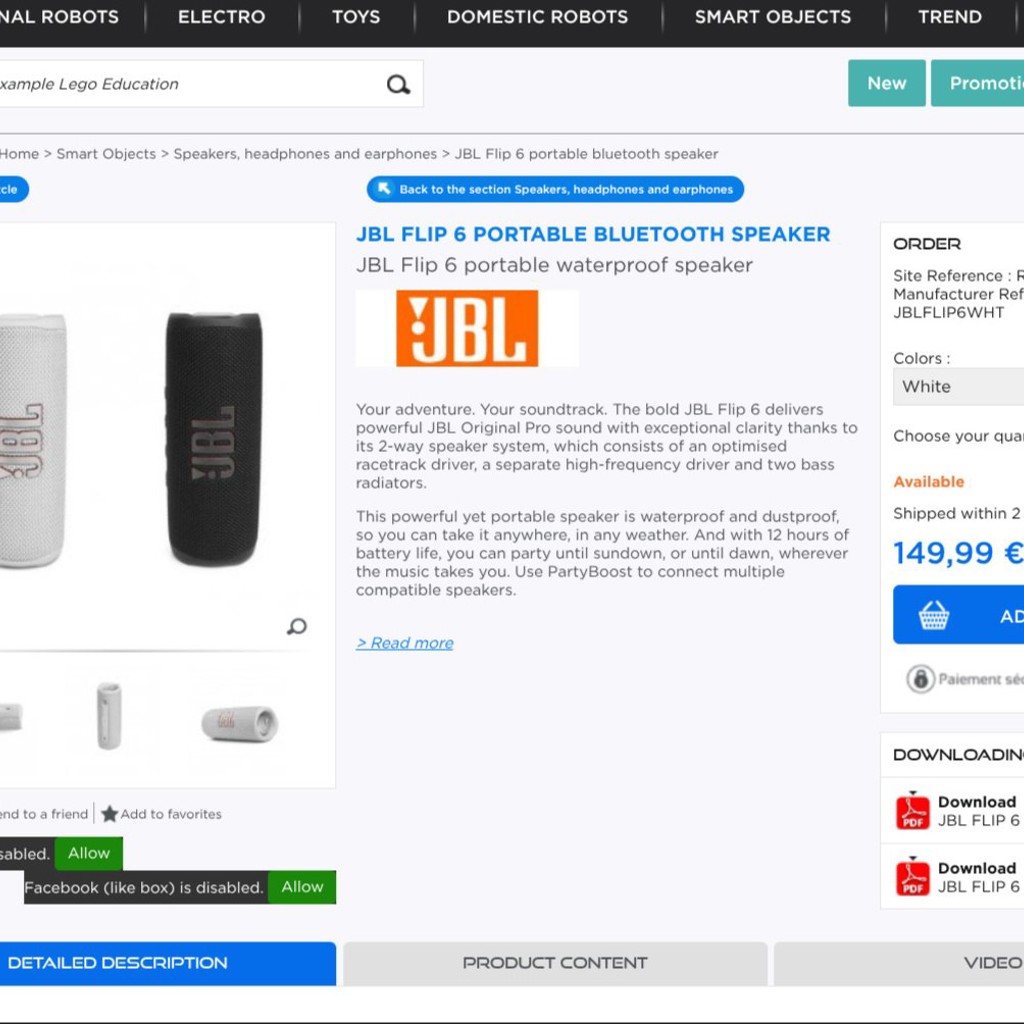 JBL FLIP 6 black