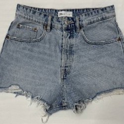 Шорты джинсовые Zara - фото 2