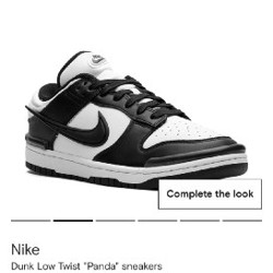 Кроссовки Nike черно-белые - фото 3