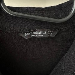 Рубашка черная STRADIVARIUS - фото 5