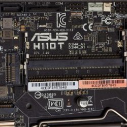 Комплект Материнская плата ASUS H110T и Блок питания HP 19V - фото 2