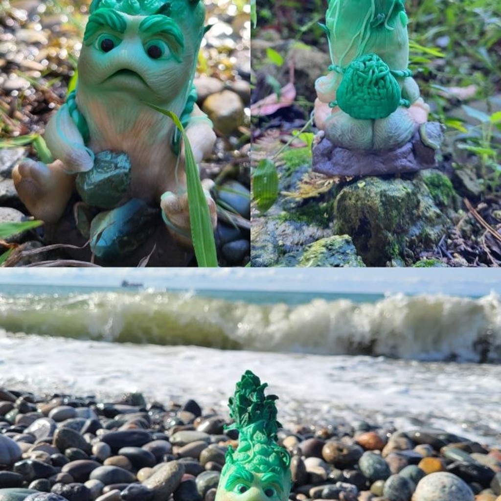 Фигурка 'Кот в тыкве'