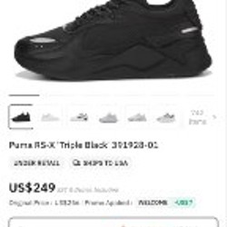 Кроссовки беговые Puma Mens RS-X Core - фото 6